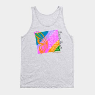 The Lord. Bless You Religious Christian Art Tank Top